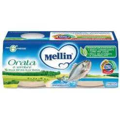 Mellin Omogeneizzato Orata e Verdure 2x80g