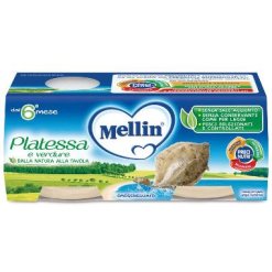 Mellin Omogeneizzato Platessa e Verdure 2x80g