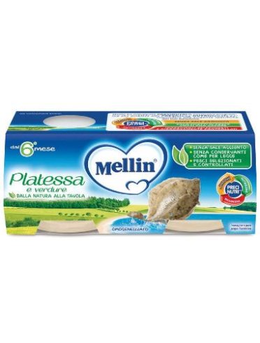 Mellin omogeneizzato platessa e verdure 2x80g