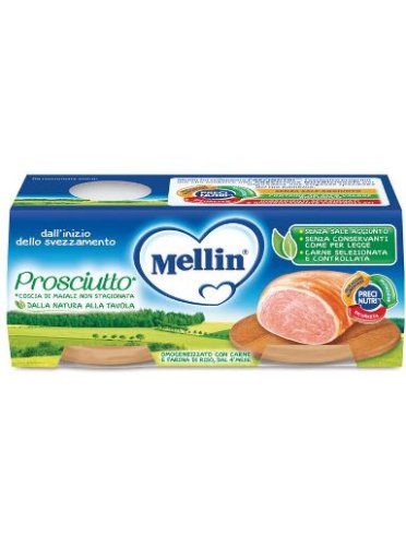 Mellin omogeneizzato prosciutto 2x120g