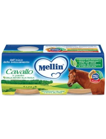 Mellin omogeneizzato cavallo e patate 2x80g Mellin omogeneizzato cavallo e patate 2x80g