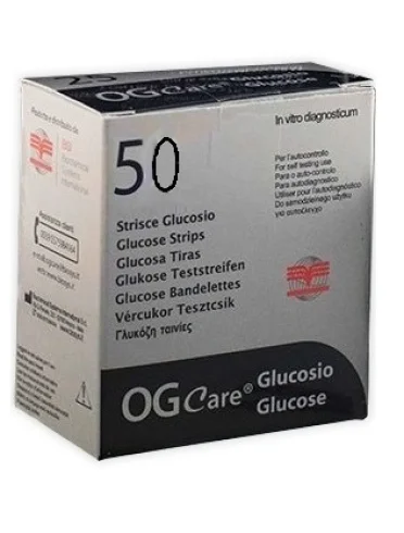 Strisce misurazione glicemia ogcare 50 pezzi Strisce misurazione glicemia ogcare 50 pezzi