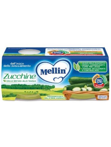 Mellin omogeneizzato zucchine 2x80g