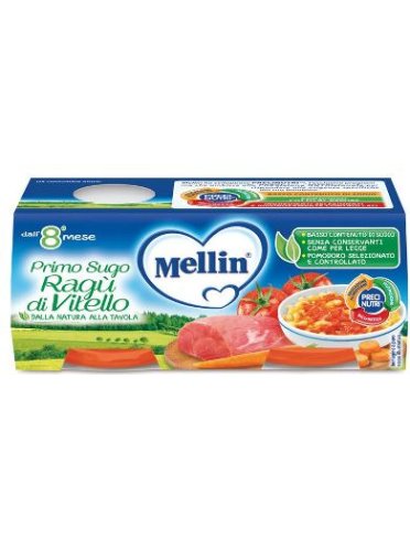 Mellin primo sugo ragù di vitello 2x80 g