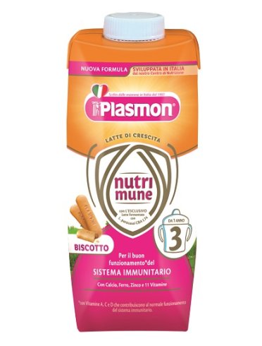 Plasmon nutri-mune 3 biscotto liquido 12 x 500 ml