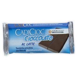 Cadicioc - Barretta al Cioccolato al Latte con Fibra di Glucomannano - 1 Pezzo