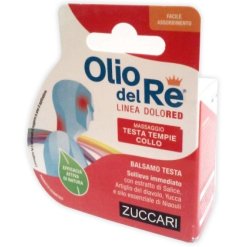 Zuccari Olio del Re Dolored - Balsamo Massaggio Testa Tempie e Collo - 25 ml