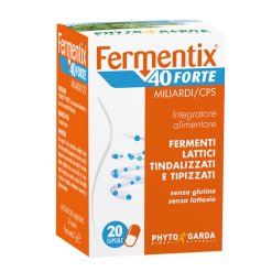 Fermentix 40 Forte - Integratore di Fermenti Lattici - 20 Capsule