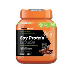 Named Sport Soy Protein - Integratore Massa Muscolare - Gusto Delicious Chocolate 500 g