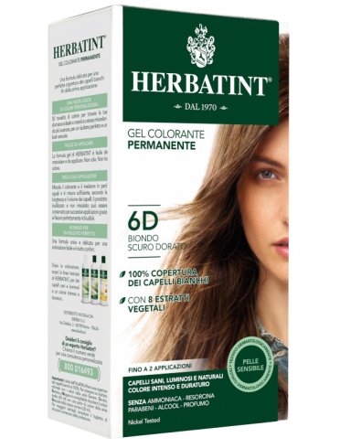 Herbatint 6d biondo scuro dorato 150 ml