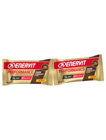 Enervit power sport - barretta proteica gusto cioccolato fondente - 2 pezzi