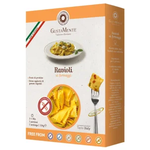 GUSTAMENTE RAVIOLI AI FORMAGGI 250 G