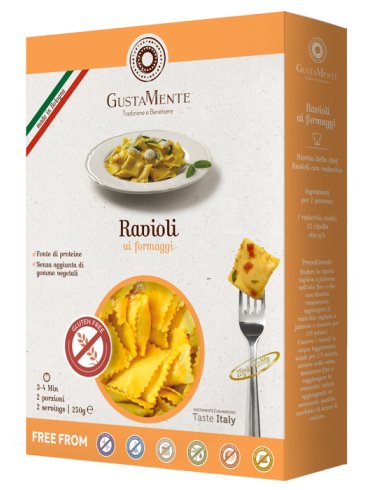 Gustamente ravioli ai formaggi 250 g