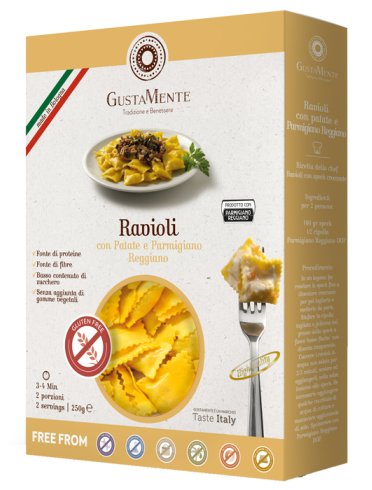 Gustamente ravioli patate/parmigiano reggiano 250 g