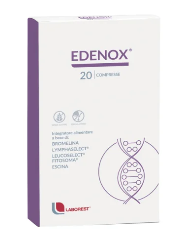 Edenox - integratore di bromelina per la funzionalità del microcircolo - 20 compresse Edenox - integratore di bromelina per la funzionalità del microcircolo - 20 compresse