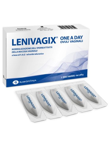 Lenivagix one a day 5 ovuli vaginali