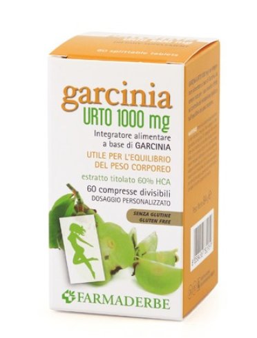 Garcinia urto 1000 mg integratore equilibrio del peso 60 compresse