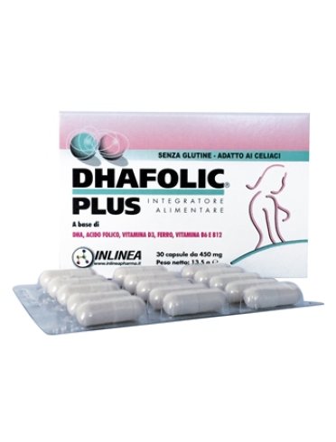 Dhafolic plus integratore per donne in gravidanza 30 capsule
