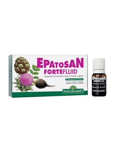 Epatosan forte fluid - integratore per la funzionalità epatica - 10 flaconcini