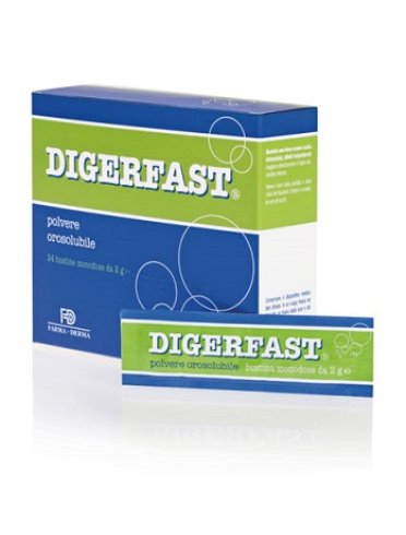 Digerfast - integratore per disturbi intestinali - 24 bustine