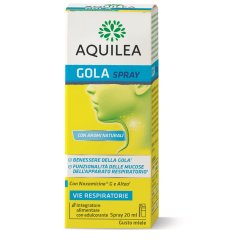 Aquilea Flu - Spray Gola per Difese di Vie Respiratorie - 20 ml