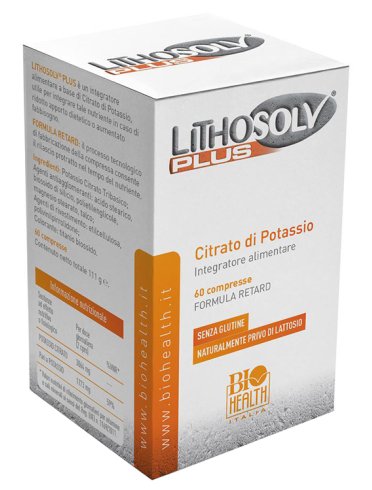 Lithosolv plus - integratore di citrato di potassio - 60 compresse