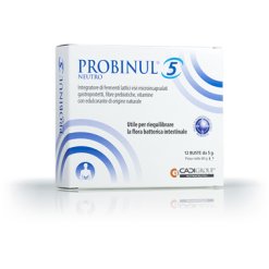 Probinul 5 - Integratore di Probiotici Gusto Neutro - 12 Bustine