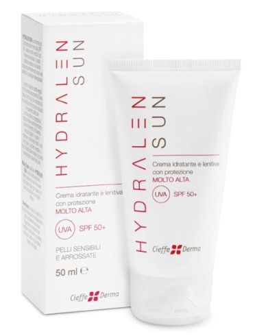 Hydralen sun - crema solare viso per pelle sensibile con protezione molto alta spf 50+ - 50 ml