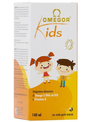 Omegor kids - integratore di omega 3 - 140 ml