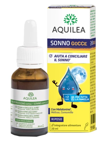 Aquilea sonno - integratore per favorire il sonno - gocce 20 ml Aquilea sonno - integratore per favorire il sonno - gocce 20 ml