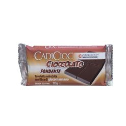 Cadicioc - Barretta al Cioccolato Fondente con Fibra di Glucomannano - 1 Pezzo