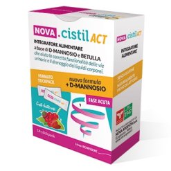 Nova Cistil Act - Integratore per il Benessere delle Vie Urinarie - 14 Stick