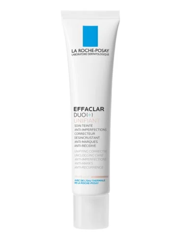La roche-posay effaclar duo+ unifiant - crema viso idratante tonalità light - 40 ml La roche-posay effaclar duo+ unifiant - crema viso idratante tonalità light - 40 ml