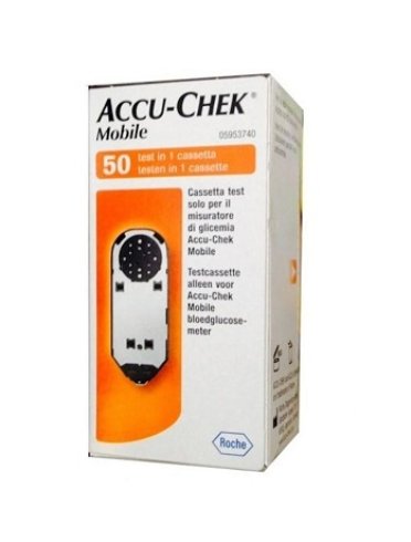 Strisce misurazione glicemia accu-chek mobile 50 test mic 2