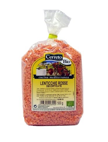 Lenticchie rosse decorticate bio senza glutine 500 g