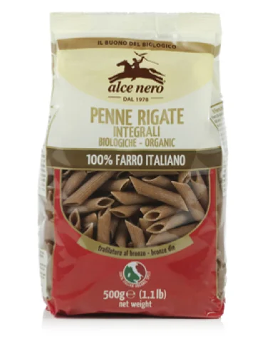 Penne 100% farro integrale bio 500 g Penne 100% farro integrale bio 500 g