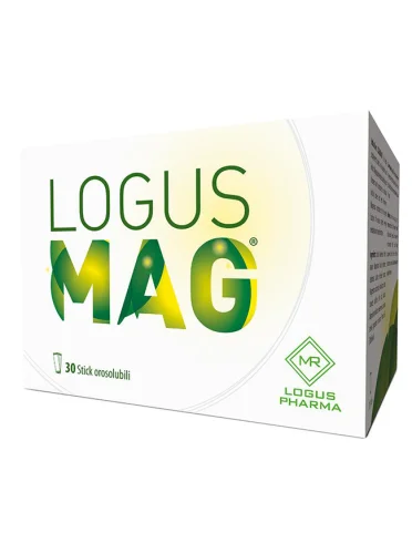 Logus mag - integratore di magnesio e inulina - 30 stick