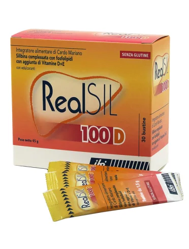 Realsil 100d - integratore depurativo con vitamina d - 30 bustine Realsil 100d - integratore depurativo con vitamina d - 30 bustine