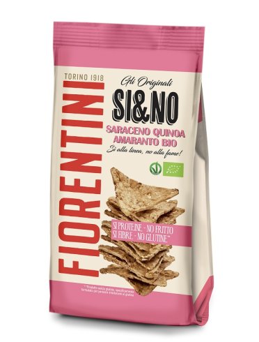 Bio si&no mini gallette di grano saraceno quinoa amaranto pink is good 80 g