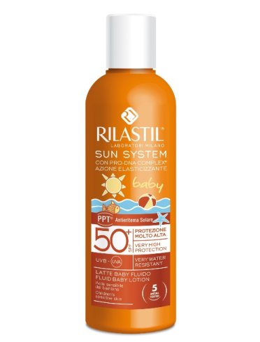 Rilastil sun system - latte solare fluido bambini protezione molto alta spf 50+ - 50 ml