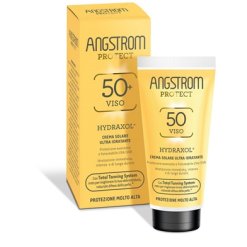 Angstrom Protect Hydraxol - Crema Solare Viso Ultra Idratante con Protezione Molto Alta SPF 50+ - 50 ml