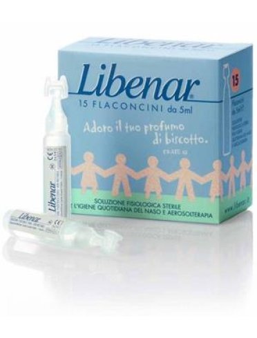 Libenar - soluzione fisiologica - 15 flaconcini da 5 ml