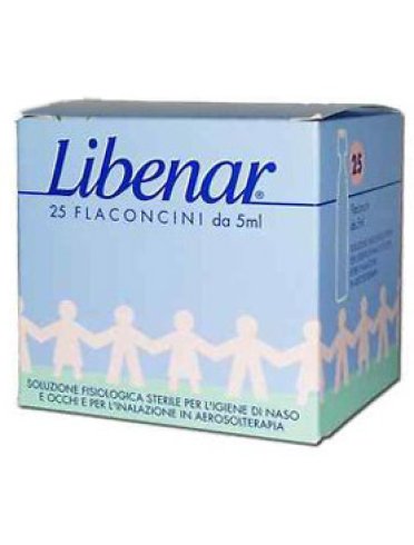 Libenar - soluzione fisiologica - 25 flaconcini da 5 ml