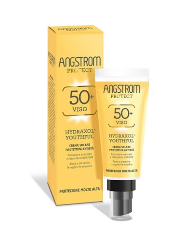 Angatrom protect youthful tan crema solare viso antietà 50+ 40 ml