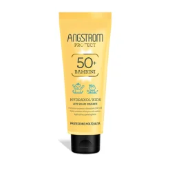 Angstrom Protect Hydraxol - Latte Solare Idratante per Bambini con Protezione Molto Alta SPF 50+ - 125 ml