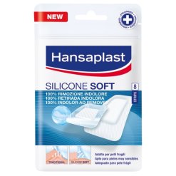 HANSAPLAST CEROTTO SILICONE SOFT 8 PEZZI