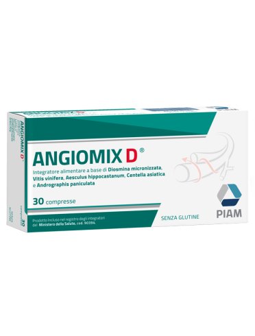 Angiomix d - integratore di diosmina per la circolazione - 30 compresse