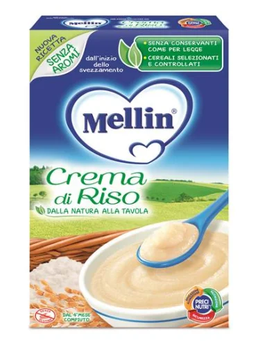 Mellin crema riso 200 g ct 7 Mellin crema riso 200 g ct 7