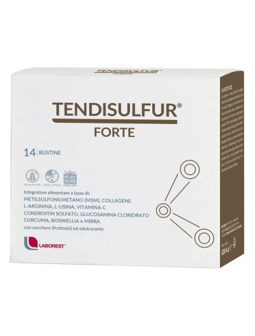 Tendisulfur forte - integratore per il benessere delle articolazioni - 14 bustine