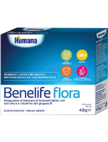 Benelife flora 10 bustine da 4 g Benelife flora 10 bustine da 4 g